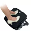 StarTech.com Verstellbare Untertisch-Fußstütze, Schwarz, Aluminium, Kunststoff, -30 - 0°, RoHS, TAA, REACH, CE, 45 cm, 35 cm