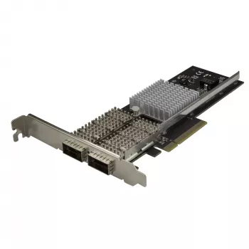 StarTech.com Dual-Port 40G QSFP+ Netzwerkkarte – Intel XL710 Open QSFP+ Converged Adapter – PCIe 40 Gigabit Ethernet Server-NIC – 40GbE Glasfaser-LAN-Karte – Dell PowerEdge HPE ProLiant