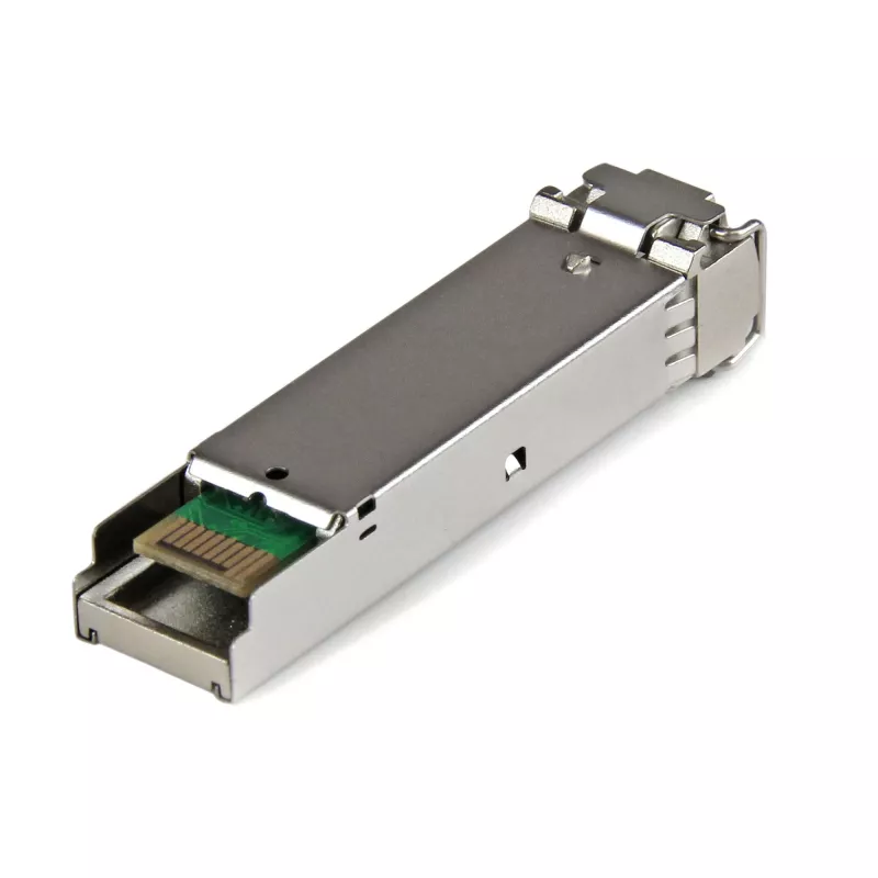 StarTech.com MSA-konformes SFP-Transceiver-Modul – 100BASE-FX ~ MSA-unverschlüsselter SFP-Transceiver – 100BASE-FX – 100-Mbit/s-Multimode-Faser (MMF) Optischer Transceiver – 100-Mbit/s-Ethernet-SFP – LC, 2 km – 1310 nm – DDM