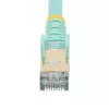 StarTech.com 3m CAT6a Ethernet-Kabel – 10 Gigabit geschirmtes, snagless RJ45 100W PoE Patchkabel – 10GbE STP Netzwerkkabel mit Zugentlastung – Aqua einzeln getestet/Verdrahtung UL-zertifiziert/TIA