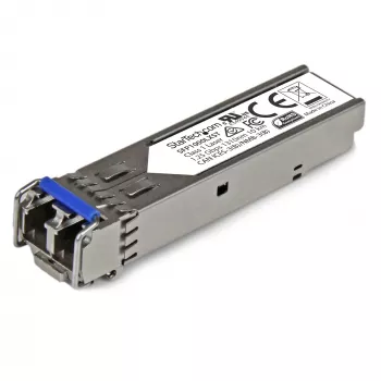 StarTech.com MSA-konformer SFP-Transceiver-Modul - 1000BASE-LX~MSA uncodiertes SFP-Modul - 1000BASE-LX - 1GbE Singlemode-Glasfaser (SMF) Optischer Transceiver - 1GE Gigabit Ethernet SFP - LC 10km - 1310nm - DDM