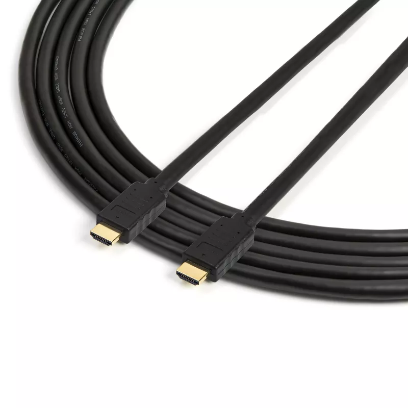 StarTech.com 4,6 m (15 Fuß) Premium zertifiziertes HDMI 2.0 Kabel mit Ethernet – High Speed Ultra HD 4K 60Hz HDMI Kabel HDR10 – Langes HDMI-Kabel (Stecker/Stecker) – Für UHD-Monitore, Fernseher, Displays