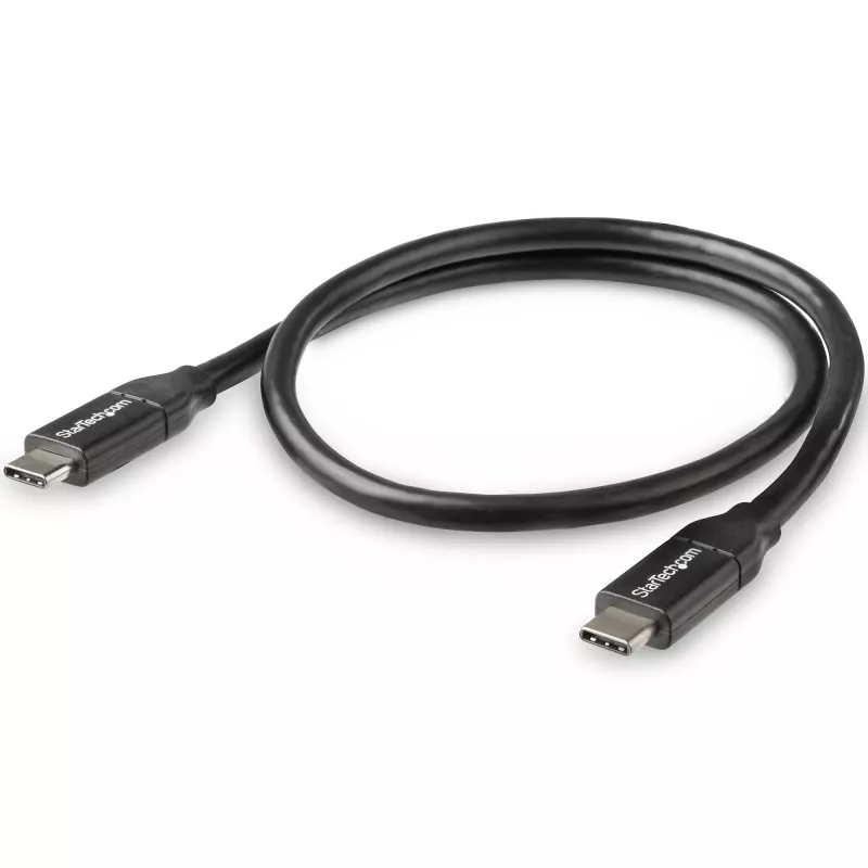 StarTech.com USB-C auf USB-C Kabel mit 5A PD - M/M - 0,5 m - USB 2.0 - USB-IF zertifiziert