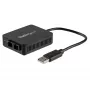 StarTech.com USB-zu-Glasfaser-Konverter – 100 Mbit/s – USB 2.0 zu Glasfaser-Netzwerkadapter – 100Base-FX SC Buchse Duplex Multimode-Faser/MMF kompatibel – 2 km – Kompaktes USB-zu-Glasfaser-LAN