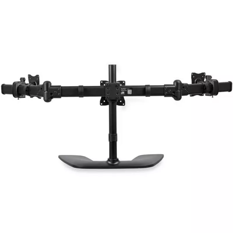 StarTech.com Triple-Monitor Desktop Stand - Articulating, Clamp, 24 kg, 33 cm (13 inch), 68.6 cm (27 inch), 100 x 100 mm, Schwarz