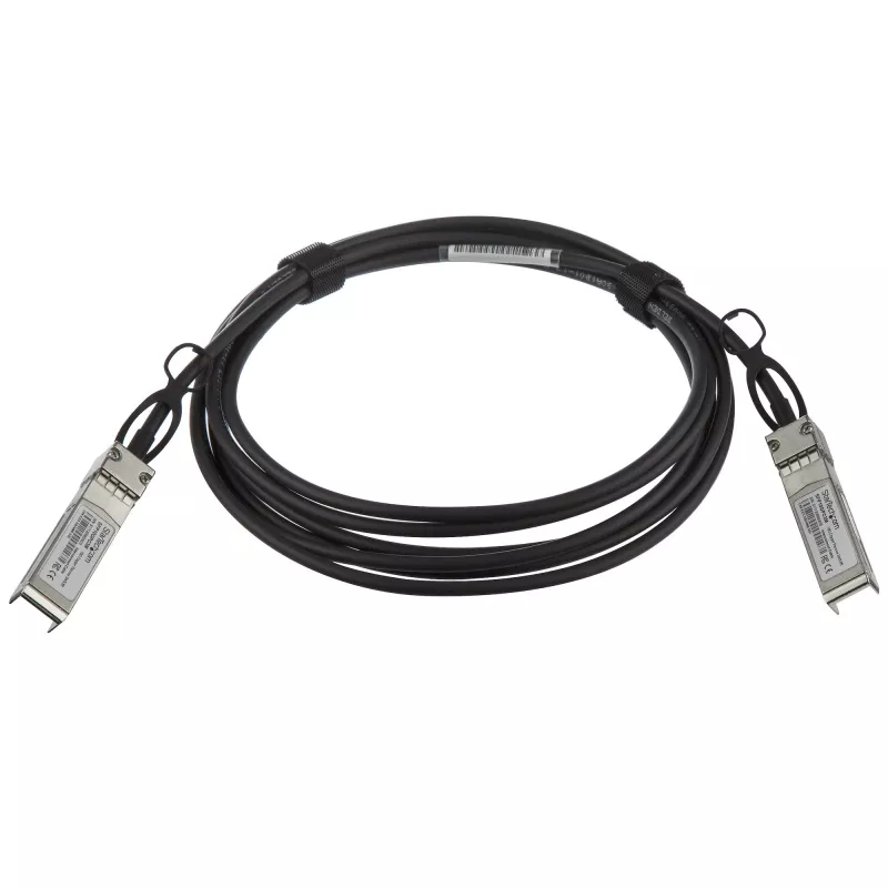 StarTech.com MSA Uncoded Kompatibel 3m 10G SFP+ zu SFP+ Direktanschluss Breakout Kabel Twinax - 10 GbE SFP+ Kupfer DAC 10 Gbps Low Power Passives Transceiver Modul DAC