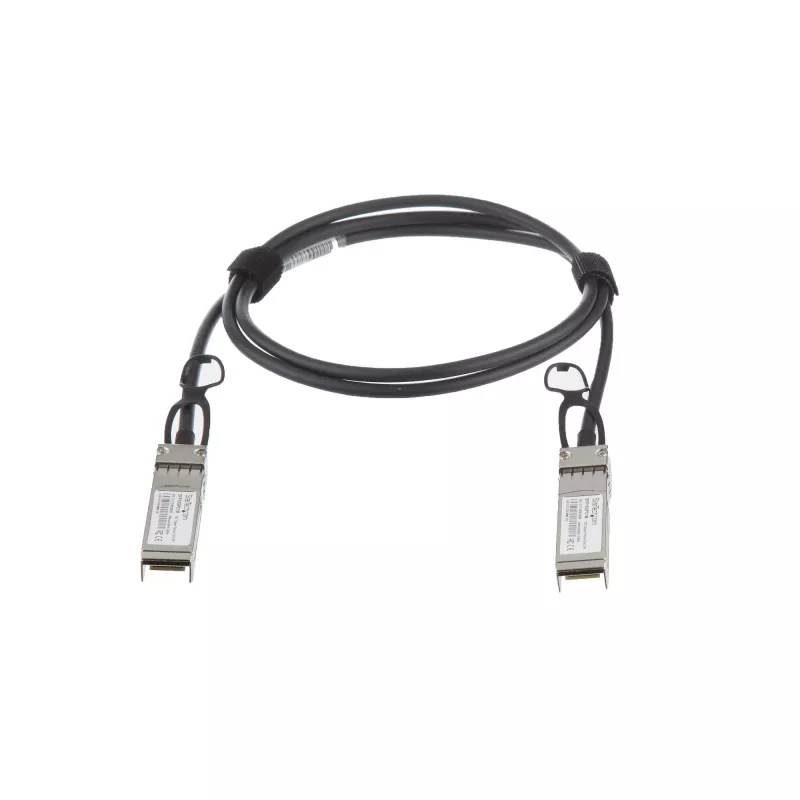 StarTech.com MSA Uncoded Kompatibel 1m 10G SFP+ zu SFP+ Direct Attach Breakout Kabel Twinax – 10 GbE SFP+ Kupfer DAC 10 Gbps Low Power passives Transceiver-Modul DAC