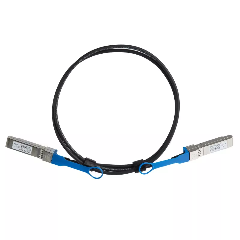 StarTech.com HPE JD096C kompatibles 1,2m 10G SFP+ zu SFP+ Direktanschlusskabel Twinax – 10GbE SFP+ Kupfer DAC 10 Gbit/s Passiv mit niedrigem Stromverbrauch Mini GBIC/Transceiver Modul DAC Firepower A5500 5800