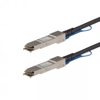 StarTech.com Juniper EX-QSFP-40GE-DAC-50CM kompatibles 0,5m 40G QSFP+ zu QSFP+ Direktanschlusskabel Twinax – 40GbE QSFP+ Kupfer-DAC 40 Gbps Low-Power-Passiv-Transceiver-Modul DAC