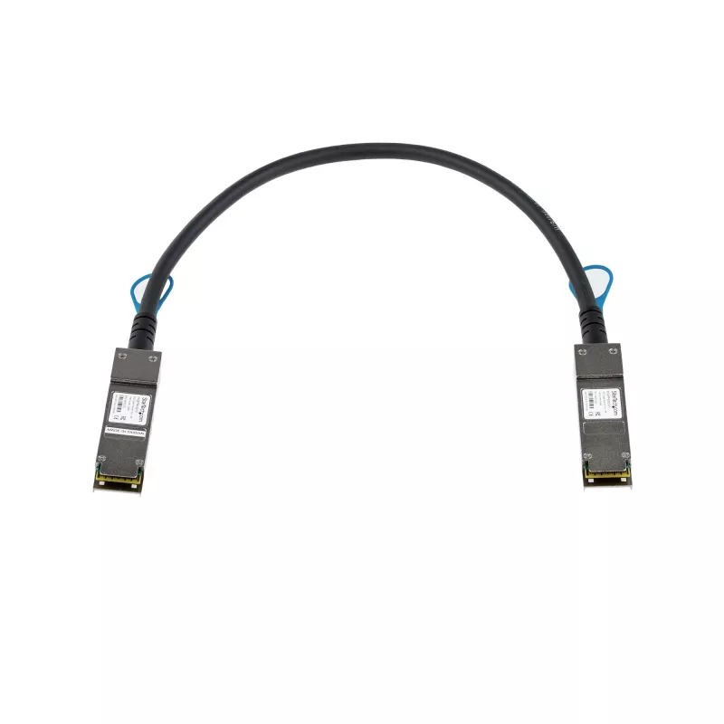 StarTech.com Juniper EX-QSFP-40GE-DAC-50CM kompatibles 0,5m 40G QSFP+ zu QSFP+ Direktanschlusskabel Twinax – 40GbE QSFP+ Kupfer-DAC 40 Gbps Low-Power-Passiv-Transceiver-Modul DAC