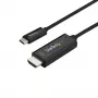StarTech.com 1,8 m (6 ft.) USB-C-auf-HDMI-Kabel – 4K 60 Hz USB Typ C auf HDMI 2.0 Videoadapterkabel – Thunderbolt 3 kompatibel – Laptop an HDMI-Monitor/Display – DP 1.2 Alt Mode HBR2 – Schwarz