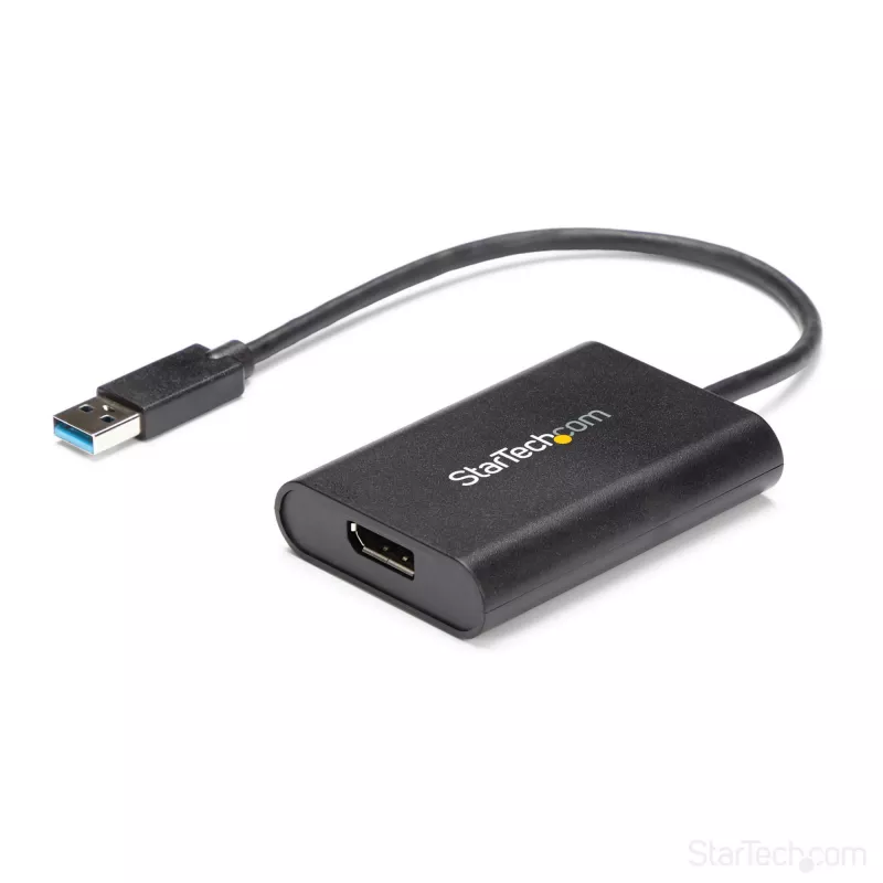 StarTech.com USB 3.0 zu DisplayPort Adapter, USB DP Monitor Konverter für Windows, 4K (keine Unterstützung für macOS/ChromeOS/Linux) - TAA