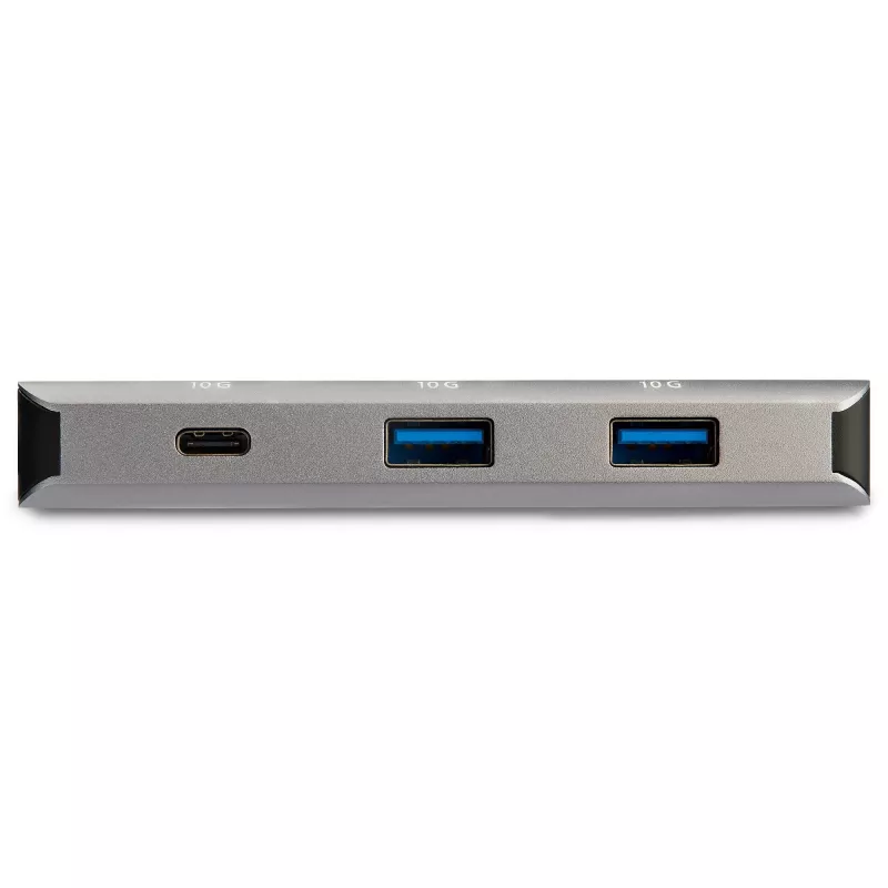 StarTech.com 3-Port-USB-C-Hub mit Gigabit-Ethernet-RJ45-GbE-Port – 2x USB-A, 1x USB-C – SuperSpeed 10Gbps USB 3.1/3.2 Gen 2 Typ-C-Hub-Adapter – USB-Bus-betrieben – Aluminium – kompatibel mit TB3~3-Port-USB-C-Hub mit Gigabit-Ethernet-RJ45-GbE-Port – 2x USB-A, 1x USB-C – SuperSpeed 10Gbps USB 3.2 Gen 2 Typ-C-Hub-Adapter – USB-Bus-betrieben – Aluminium – kompatibel mit TB3