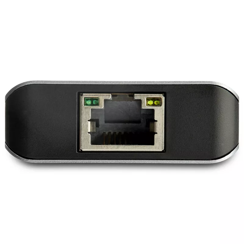 StarTech.com 3-Port-USB-C-Hub mit Gigabit-Ethernet-RJ45-GbE-Port – 2x USB-A, 1x USB-C – SuperSpeed 10Gbps USB 3.1/3.2 Gen 2 Typ-C-Hub-Adapter – USB-Bus-betrieben – Aluminium – kompatibel mit TB3~3-Port-USB-C-Hub mit Gigabit-Ethernet-RJ45-GbE-Port – 2x USB-A, 1x USB-C – SuperSpeed 10Gbps USB 3.2 Gen 2 Typ-C-Hub-Adapter – USB-Bus-betrieben – Aluminium – kompatibel mit TB3
