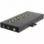 StarTech.com 8-Port Serieller Hub USB zu RS232/RS485/RS422 Adapter – Industrieller USB 2.0 zu DB9 Seriell-Konverter-Hub – IP30-zertifiziert – DIN-Schienenmontierbarer Metall-Seriell-Hub – 15 kV ESD-Schutz