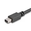 StarTech.com 6 ft. (1,8 m) USB-C auf Mini DisplayPort Kabel - 4K 60Hz - Schwarz