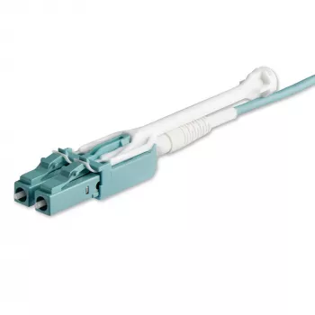 StarTech.com 10m (30ft) MTP(F)/PC auf 4x LC/PC Duplex Breakout OM3 Multimode Glasfaserkabel, OFNP Plenum, 40G Netzwerke, geringe Einfügedämpfung - Glasfaser-Jumperkabel