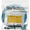 StarTech.com 10m (30ft) MTP(F)/PC auf 4x LC/PC Duplex Breakout OM3 Multimode Glasfaserkabel, OFNP Plenum, 40G Netzwerke, geringe Einfügedämpfung - Glasfaser-Jumperkabel