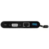 StarTech.com USB-C Multiport-Adapter – Mini USB-C-Dock mit VGA 1080p Video für einen Monitor – 60 W Power Delivery Passthrough – USB 3.1 Gen 1 Typ-A 5 Gbit/s, Gigabit-Ethernet – Dockingstation
