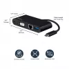 StarTech.com USB-C Multiport-Adapter – Mini USB-C-Dock mit VGA 1080p Video für einen Monitor – 60 W Power Delivery Passthrough – USB 3.1 Gen 1 Typ-A 5 Gbit/s, Gigabit-Ethernet – Dockingstation