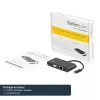 StarTech.com USB-C Multiport-Adapter – Mini USB-C-Dock mit VGA 1080p Video für einen Monitor – 60 W Power Delivery Passthrough – USB 3.1 Gen 1 Typ-A 5 Gbit/s, Gigabit-Ethernet – Dockingstation