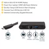 StarTech.com USB-C Multiport-Adapter - Tragbares USB-C-Dock mit 4K HDMI - 100W PD 3.0 Durchschleifung, 1x USB-A, 1x USB-C, GbE - Thunderbolt 3 & USB Type-C Laptop Reise-Dock - Mac & Windows