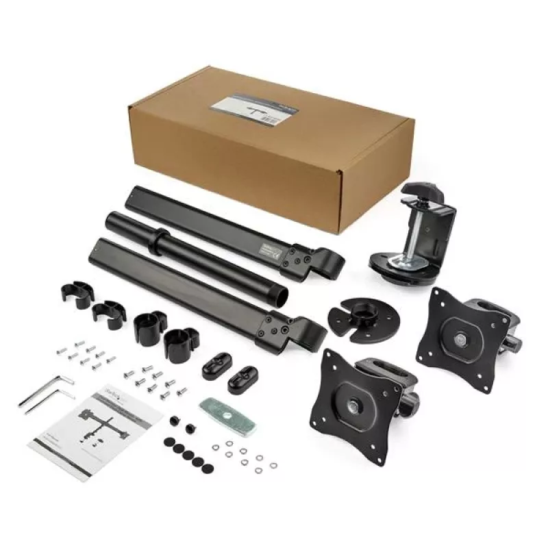 StarTech.com Schreibtischmontage Dual-Monitor-Arm - Querstange - Tischklemme-/Kabeldurchlassmontage