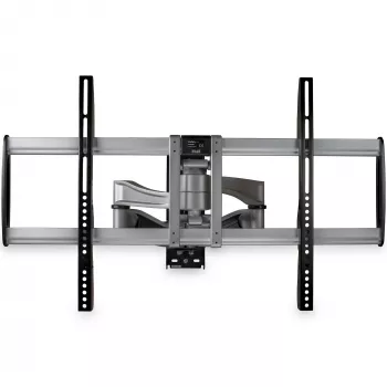 StarTech.com Vollbewegliche TV-Wandhalterung – Hochbelastbare, schwenkbare TV-Wandhalterung für 32 Zoll bis 75 Zoll (165 lb/75 kg) VESA-Displays – Universell verstellbarer Neige-/Schwenkarm für Flachbildschirme – Silber
