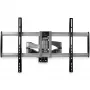 StarTech.com Vollbewegliche TV-Wandhalterung – Hochbelastbare, schwenkbare TV-Wandhalterung für 32 Zoll bis 75 Zoll (165 lb/75 kg) VESA-Displays – Universell verstellbarer Neige-/Schwenkarm für Flachbildschirme – Silber