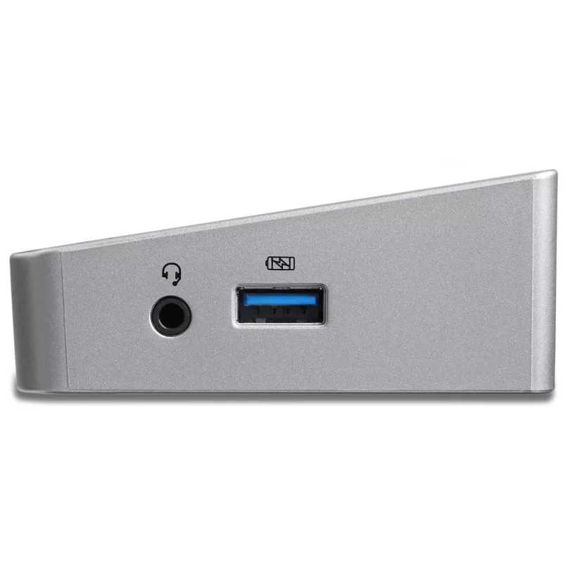 StarTech.com 4K USB-C Dock, Triple UHD 4K Monitor Dockingstation, Mac & Windows, USB-C zu HDMI & DisplayPort, 100W Power Delivery, 5x USB 5Gbit/s Hub – TAA