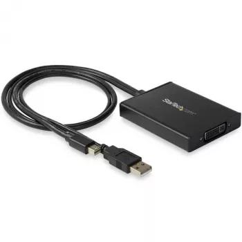 StarTech.com Mini DisplayPort auf Dual-Link DVI Adapter - USB-gespeist - Schwarz