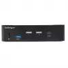 StarTech.com 2-Port DisplayPort KVM-Switch - 4K 60Hz - Einzelbildschirm - Dual-Port UHD DP 1.2 USB KVM-Switch mit integriertem USB 3.0 Hub & Audio - Dell HP Apple Lenovo - TAA-konform