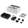 StarTech.com 2-Port DisplayPort KVM-Switch - 4K 60Hz - Einzelbildschirm - Dual-Port UHD DP 1.2 USB KVM-Switch mit integriertem USB 3.0 Hub & Audio - Dell HP Apple Lenovo - TAA-konform