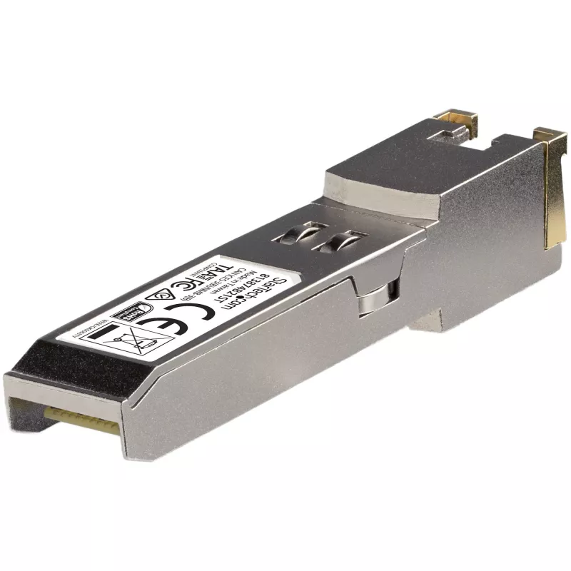 StarTech.com HPE 813874-B21 kompatibles SFP+ Modul - 10GBASE-T - SFP auf RJ45 Cat6/Cat5e - 10GE Gigabit Ethernet SFP+ - RJ-45 30m - HPE BladeSystem, c-Class