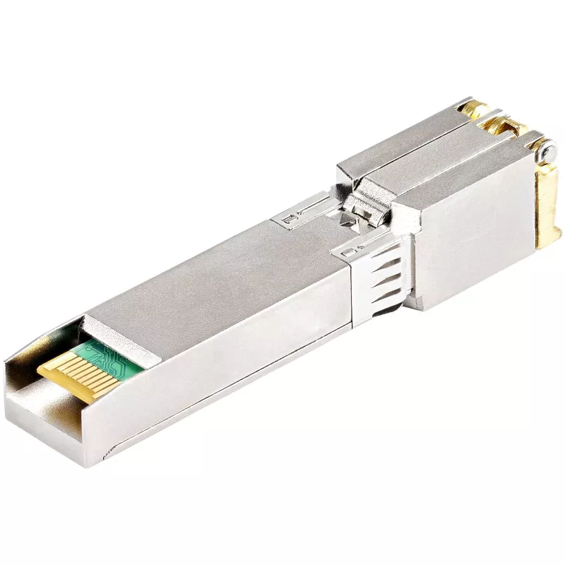 StarTech.com HPE 813874-B21 kompatibles SFP+ Modul - 10GBASE-T - SFP auf RJ45 Cat6/Cat5e - 10GE Gigabit Ethernet SFP+ - RJ-45 30m - HPE BladeSystem, c-Class