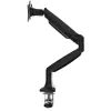 StarTech.com Tischmonitorarm – Robuster ergonomischer VESA-Monitorarm – Einzelner 9-kg-Bildschirm – Vollbeweglich, höhenverstellbar, gelenkig – Aluminium – C-Klemme/Durchführung – Schwarz