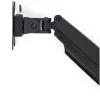 StarTech.com Tischmonitorarm – Robuster ergonomischer VESA-Monitorarm – Einzelner 9-kg-Bildschirm – Vollbeweglich, höhenverstellbar, gelenkig – Aluminium – C-Klemme/Durchführung – Schwarz