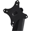 StarTech.com Tischmonitorarm – Robuster ergonomischer VESA-Monitorarm – Einzelner 9-kg-Bildschirm – Vollbeweglich, höhenverstellbar, gelenkig – Aluminium – C-Klemme/Durchführung – Schwarz