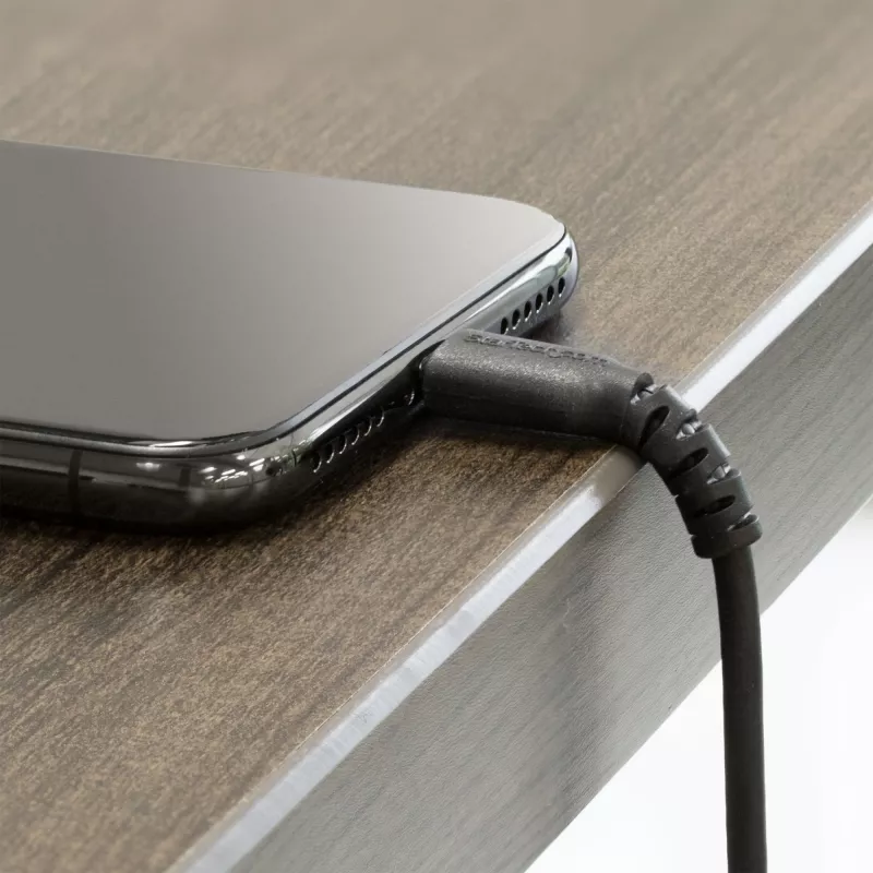 StarTech.com 6 Fuß (2 m) Robustes schwarzes USB-A-auf-Lightning-Kabel – Hochbelastbares, strapazierfähiges Aramidfaser-USB-Typ-A-auf-Lightning-Lade-/Sync-Netzkabel – Apple MFi-zertifiziert für iPad/iPhone 12