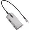StarTech.com USB-C-Multiport-Adapter – USB-C auf 4K 60Hz HDMI 2.0, 100 W Power Delivery Durchgang – 3-Port 10 Gbit/s USB-Hub – Tragbare USB-Typ-C Mini-Dockingstation – 25 cm Kabel