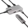 StarTech.com USB-C-Multiport-Adapter – USB-C auf 4K 60Hz HDMI 2.0, 100 W Power Delivery Durchgang – 3-Port 10 Gbit/s USB-Hub – Tragbare USB-Typ-C Mini-Dockingstation – 25 cm Kabel