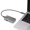 StarTech.com USB-C-Multiport-Adapter – USB-C auf 4K 60Hz HDMI 2.0, 100 W Power Delivery Durchgang – 3-Port 10 Gbit/s USB-Hub – Tragbare USB-Typ-C Mini-Dockingstation – 25 cm Kabel