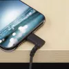 StarTech.com 1 m Robustes USB-A-auf-Lightning-Kabel – Schwarz, 90° abgewinkelt, strapazierfähig, Aramidfaser-verstärkt, USB-Typ-A-auf-Lightning Lade-/Sync-Kabel – Apple MFi-zertifiziert – iPhone