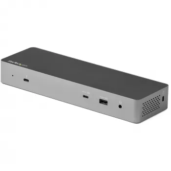 StarTech.com USB C Dockingstation für Macbook Pro/Air-M1/M2/M3/M4, Thunderbolt-kompatibel, HDMI/DisplayPort, Dual 4K 60Hz/Single 8K, USB Typ-C Laptop-Dock, 96W Power Delivery, USB 10Gbps