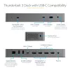 StarTech.com USB C Dockingstation für Macbook Pro/Air-M1/M2/M3/M4, Thunderbolt-kompatibel, HDMI/DisplayPort, Dual 4K 60Hz/Single 8K, USB Typ-C Laptop-Dock, 96W Power Delivery, USB 10Gbps
