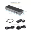 StarTech.com USB C Dockingstation für Macbook Pro/Air-M1/M2/M3/M4, Thunderbolt-kompatibel, HDMI/DisplayPort, Dual 4K 60Hz/Single 8K, USB Typ-C Laptop-Dock, 96W Power Delivery, USB 10Gbps