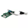 StarTech.com 2-Port PCI Express RS232 Serielle Adapterkarte – PCIe RS232 Serieller Host-Steuergerät – PCIe auf Seriell DB9 – 16950 UART – Low-Profile-Erweiterungskarte – Windows & Linux