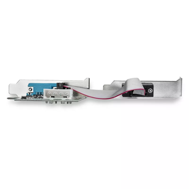 StarTech.com 2-Port PCI Express RS232 Serielle Adapterkarte – PCIe RS232 Serieller Host-Steuergerät – PCIe auf Seriell DB9 – 16950 UART – Low-Profile-Erweiterungskarte – Windows & Linux