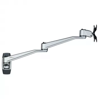 StarTech.com Wandhalterung für Monitorarm - Gelenkiger ergonomischer VESA-Wandmonitorarm - 20 Zoll (52 cm) lang - Einzelbildschirm bis zu 34 Zoll - Schwenkbar/Neigbar/Drehbar - Verstellbare Bildschirmhalterung