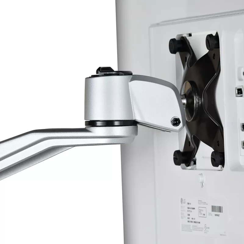 StarTech.com Wandhalterung für Monitorarm - Gelenkiger ergonomischer VESA-Wandmonitorarm - 20 Zoll (52 cm) lang - Einzelbildschirm bis zu 34 Zoll - Schwenkbar/Neigbar/Drehbar - Verstellbare Bildschirmhalterung